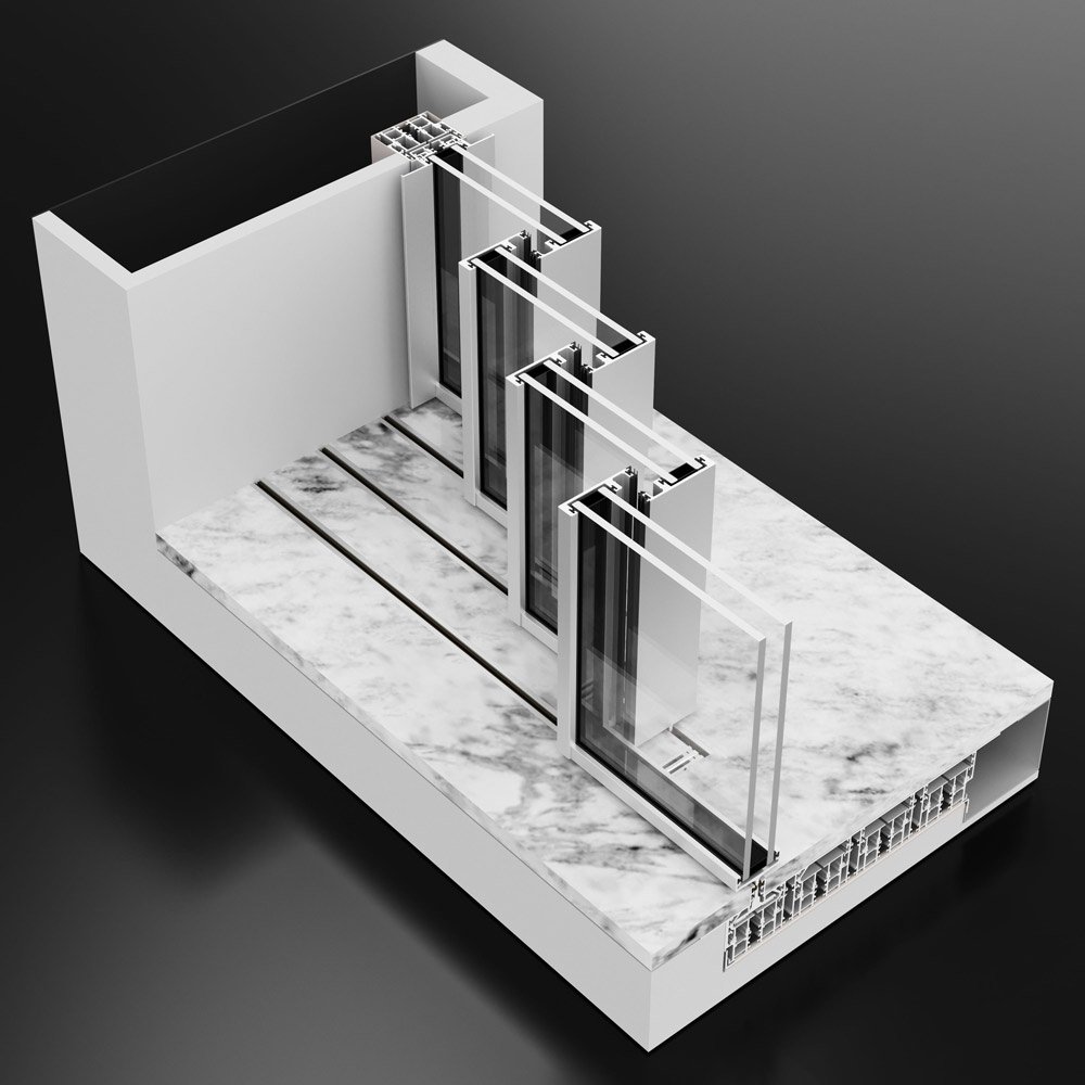 hyline 40 coulissant minimaliste