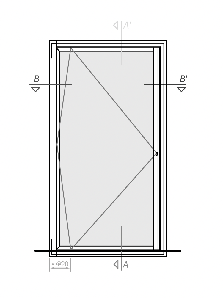 HYPI Porte sur Pivot, Porte sur pivot HYPI