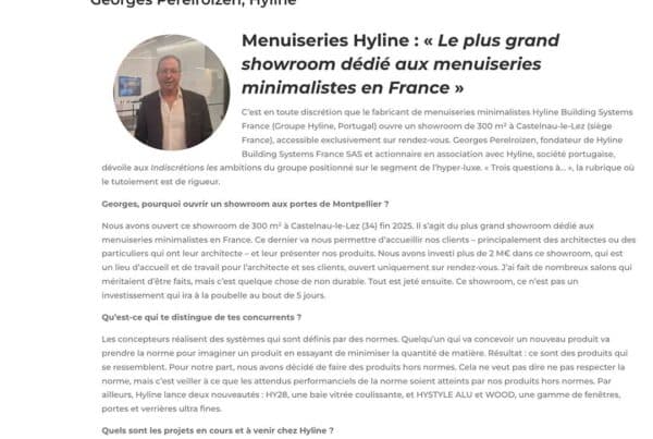 HYLINE, #Revuedepresse